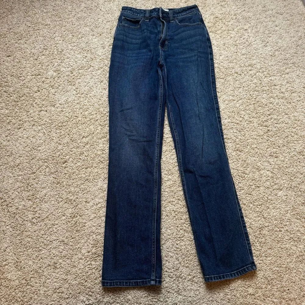 Hollister ultra high rise 90s straight leg jeans size 25 long